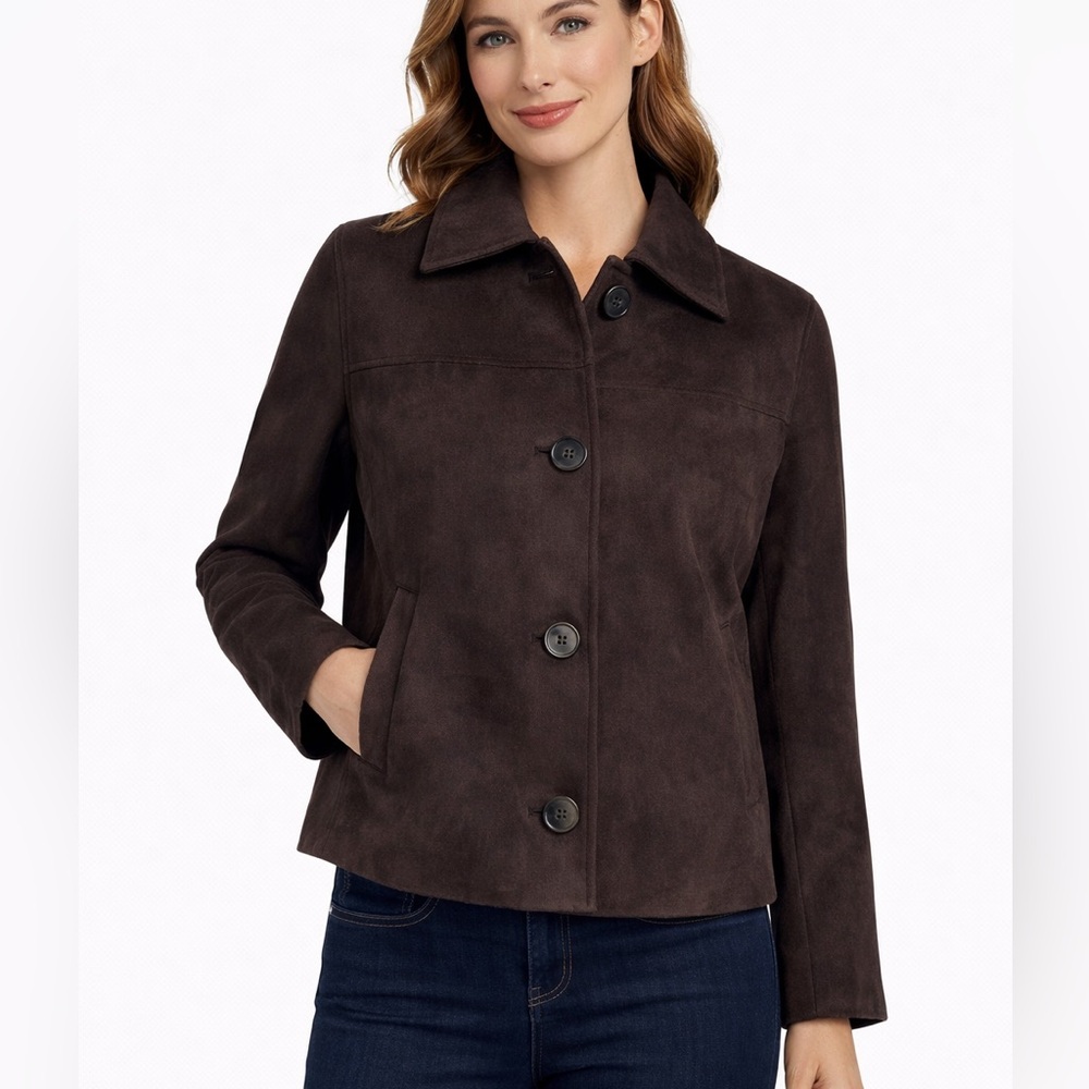 Bailey 44 Women's Brown faux suede Jacket size small